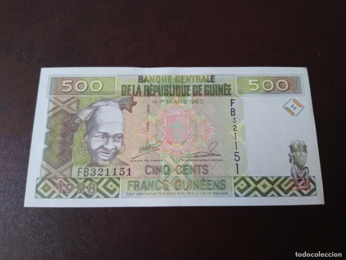 Billetes extranjeros: GUINEA-500 FRANCOS 1960-SC UNC SC