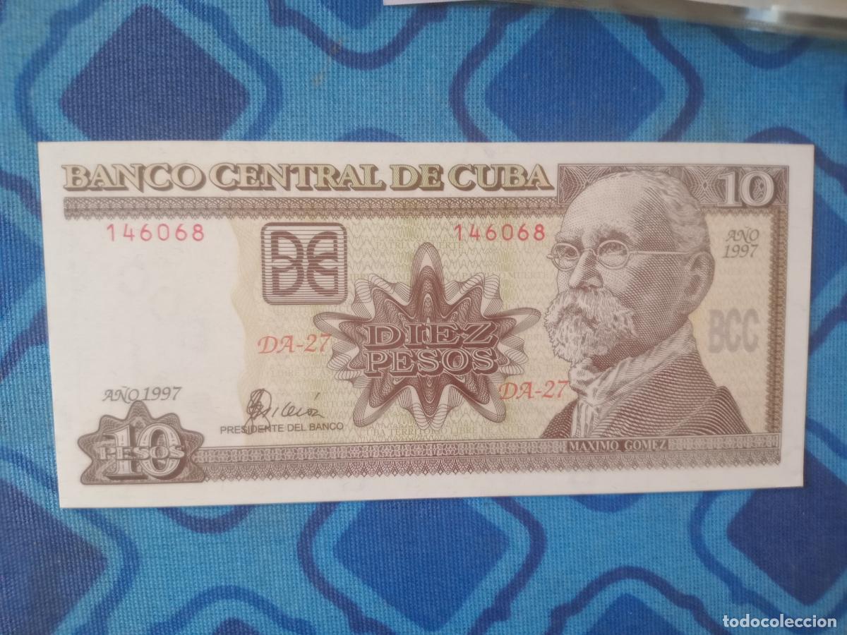 Billetes extranjeros: CUBA 10 PESOS 1997 SC - Foto 1