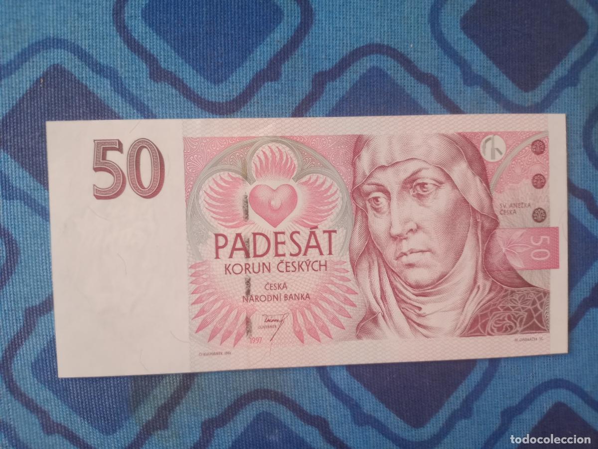 Billetes extranjeros: 50 CORONAS 1997 REPUBLICA CHECA SC- - Foto 1