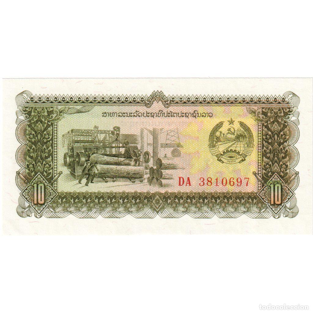 Billetes extranjeros: [#249692] Lao, 10 Kip, UNC - Foto 1