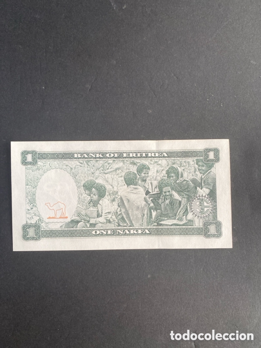 Billetes extranjeros: Billete de Eritrea 1 nakfa - Foto 2