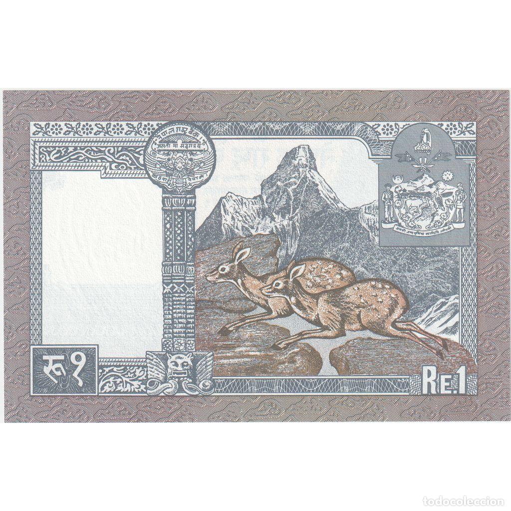 Billetes extranjeros: [#1231097] Nepal, 1 Rupee, UNC - Foto 2