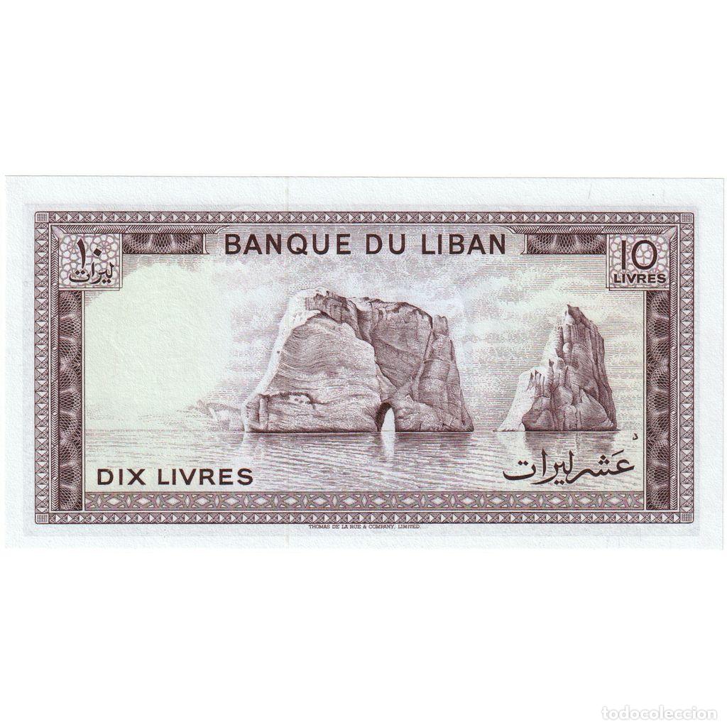 Billetes extranjeros: [#1231100] L&iacute;bano, 10 Livres, UNC - Foto 2