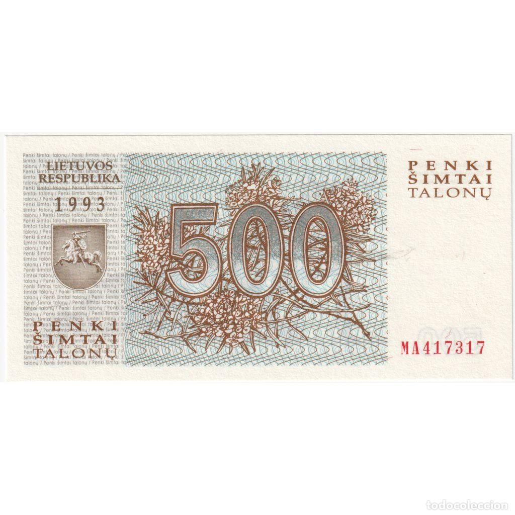 Billetes extranjeros: [#1231114] Lituania, 500 Talonu, UNC - Foto 1