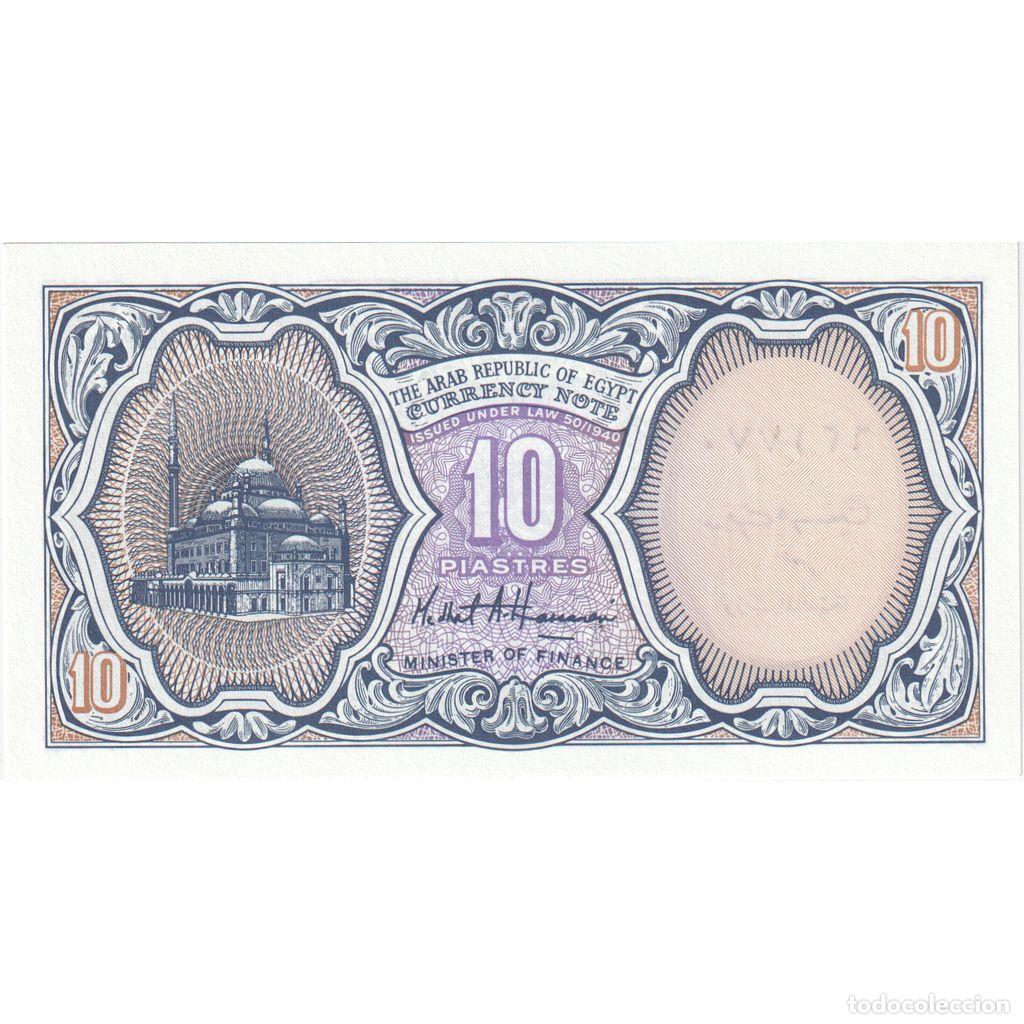 Billetes extranjeros: [#1231128] Egipto, 10 Piastres, UNC - Foto 1