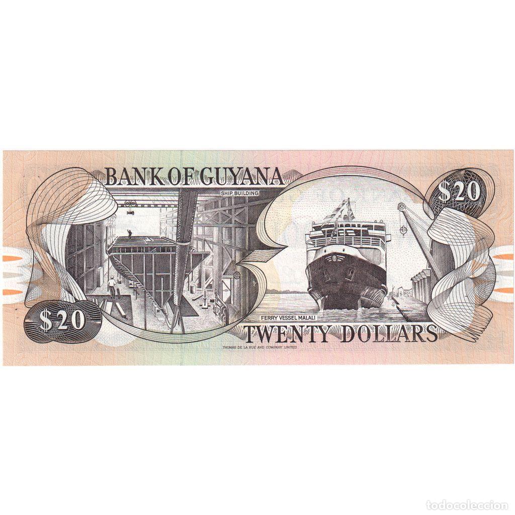 Billetes extranjeros: [#1231158] Guyana, 20 Dollars, UNC - Foto 2
