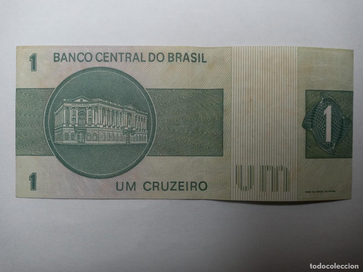 Billetes extranjeros: billete-moneda 1 cruzeiro, Brasil - Foto 1