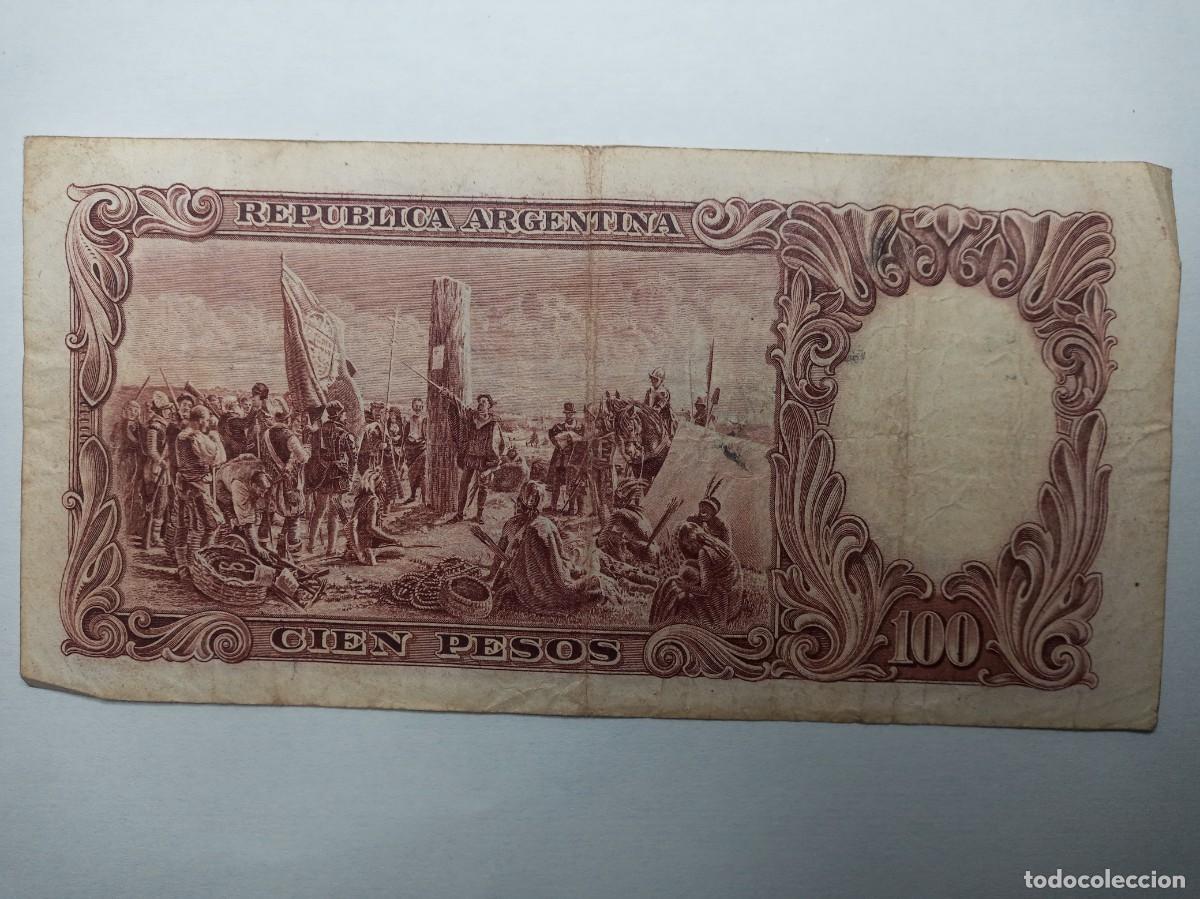 Billetes extranjeros: billete-moneda de 100 pesos, Argentina (A) - Foto 1