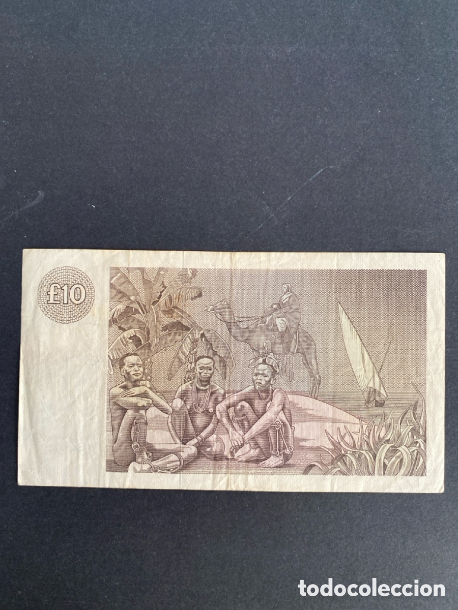Billetes extranjeros: Billete de Escocia 10 pounds - Foto 2