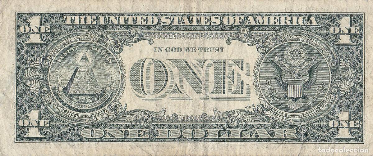 Billetes extranjeros: ESTADOS UNIDOS 1 D&Oacute;LAR 1993 - Foto 2