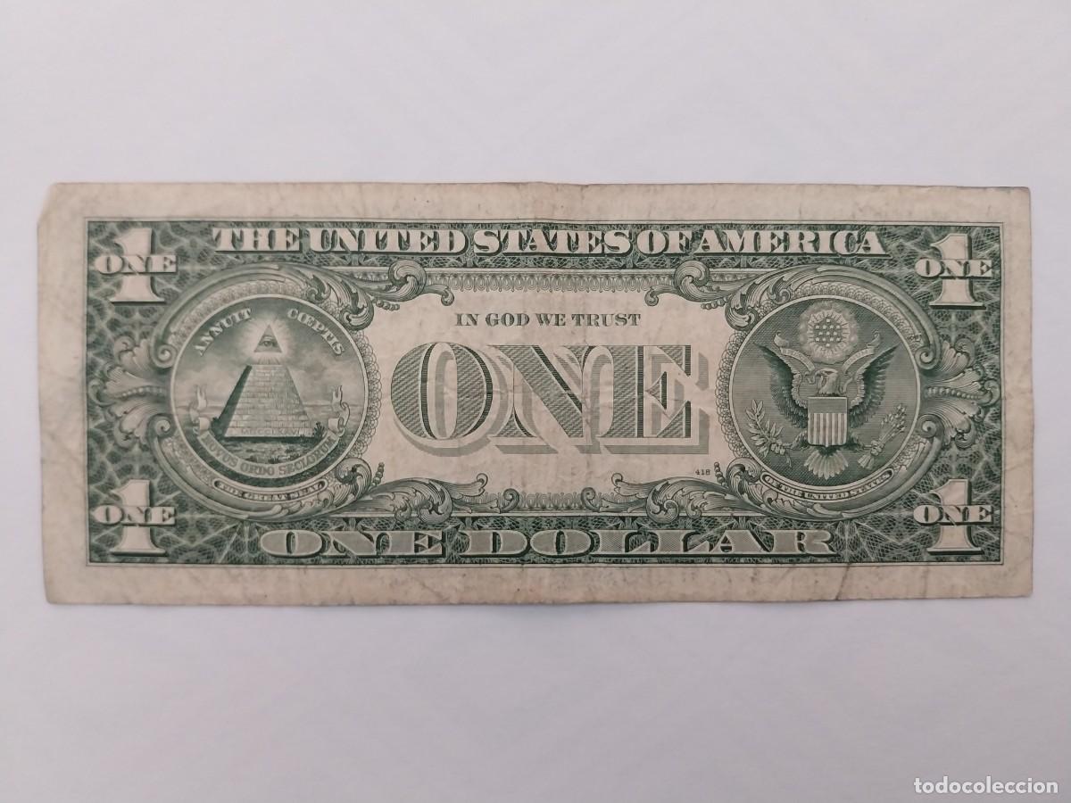 Billetes extranjeros: ESTADOS UNIDOS 1 D&Oacute;LAR 1993 - Foto 4