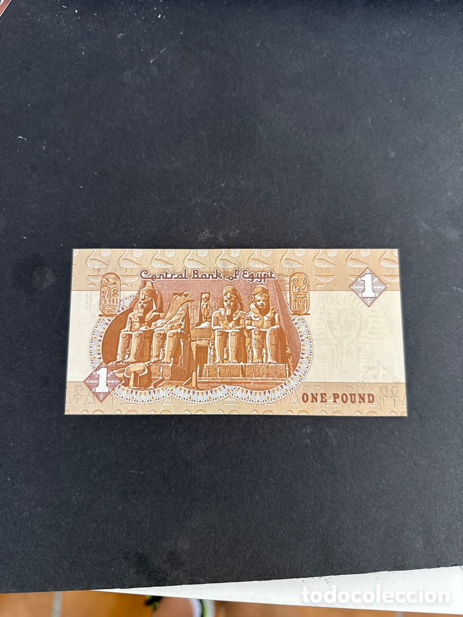 Billetes extranjeros: Billete de Egipto 1 pound a&ntilde;o 1992 - Foto 2