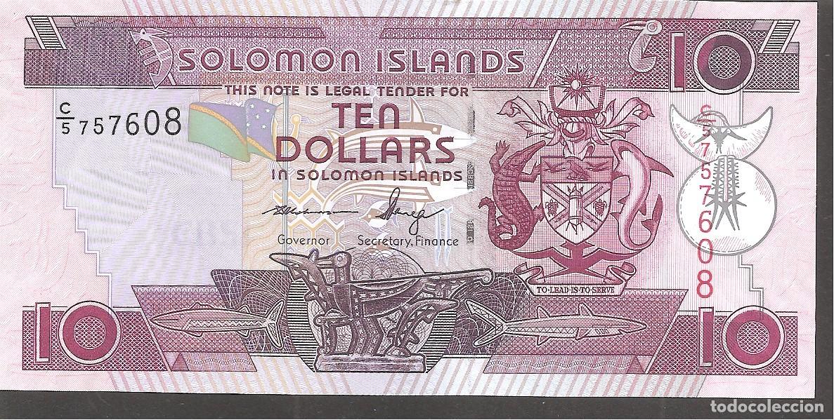 Billetes extranjeros: ISLAS SOLOMON 10 DOLLARS 2011 SC/UNC - Foto 1