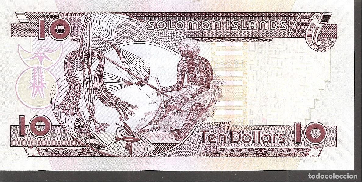Billetes extranjeros: ISLAS SOLOMON 10 DOLLARS 2011 SC/UNC - Foto 2