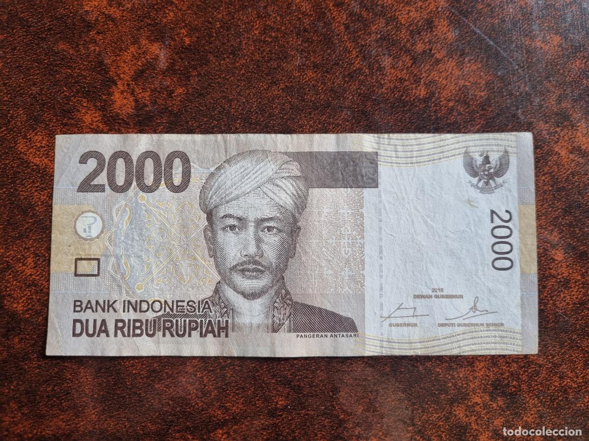 Billetes extranjeros: Indonesia 2000 Rupias 2016 - Foto 1