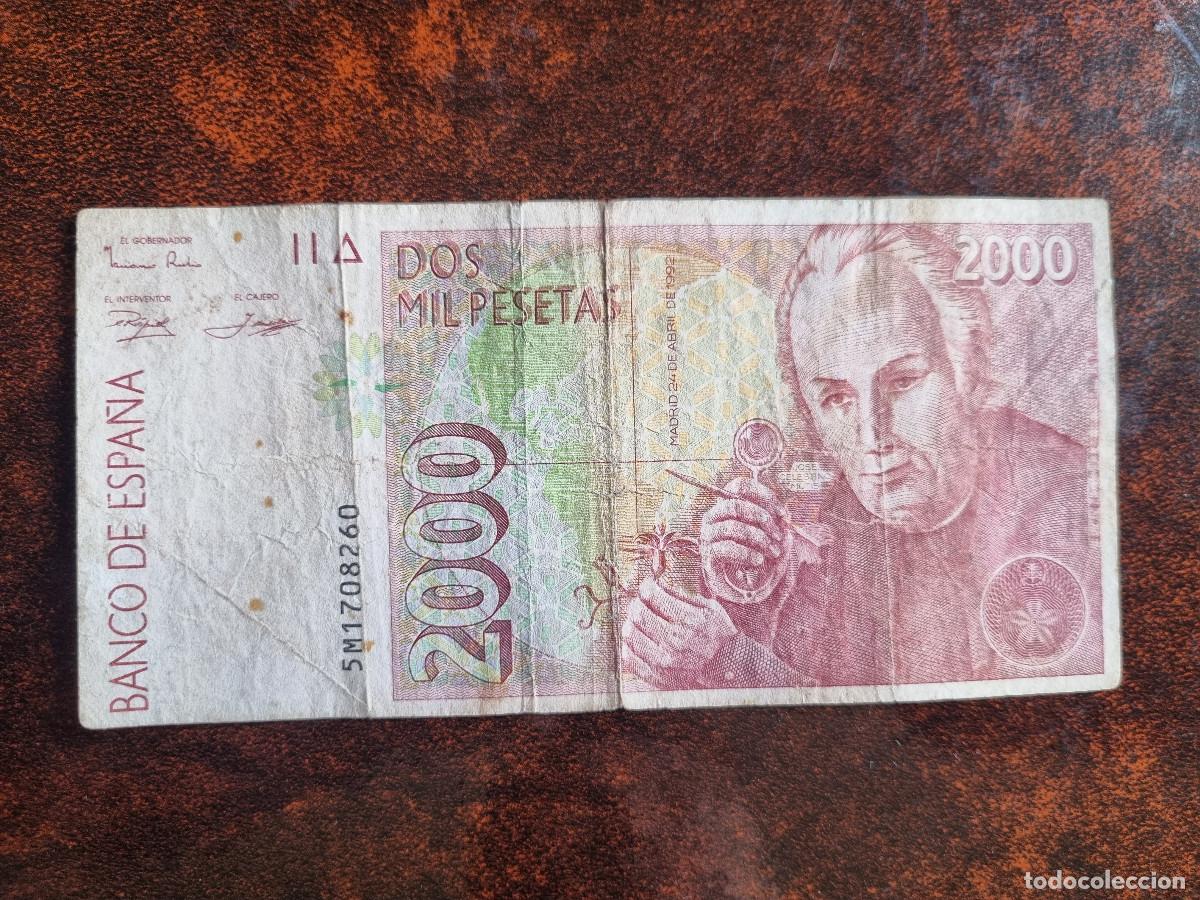 Billetes extranjeros: Espa&ntilde;a. 2000 pesetas. 1992 - Foto 1
