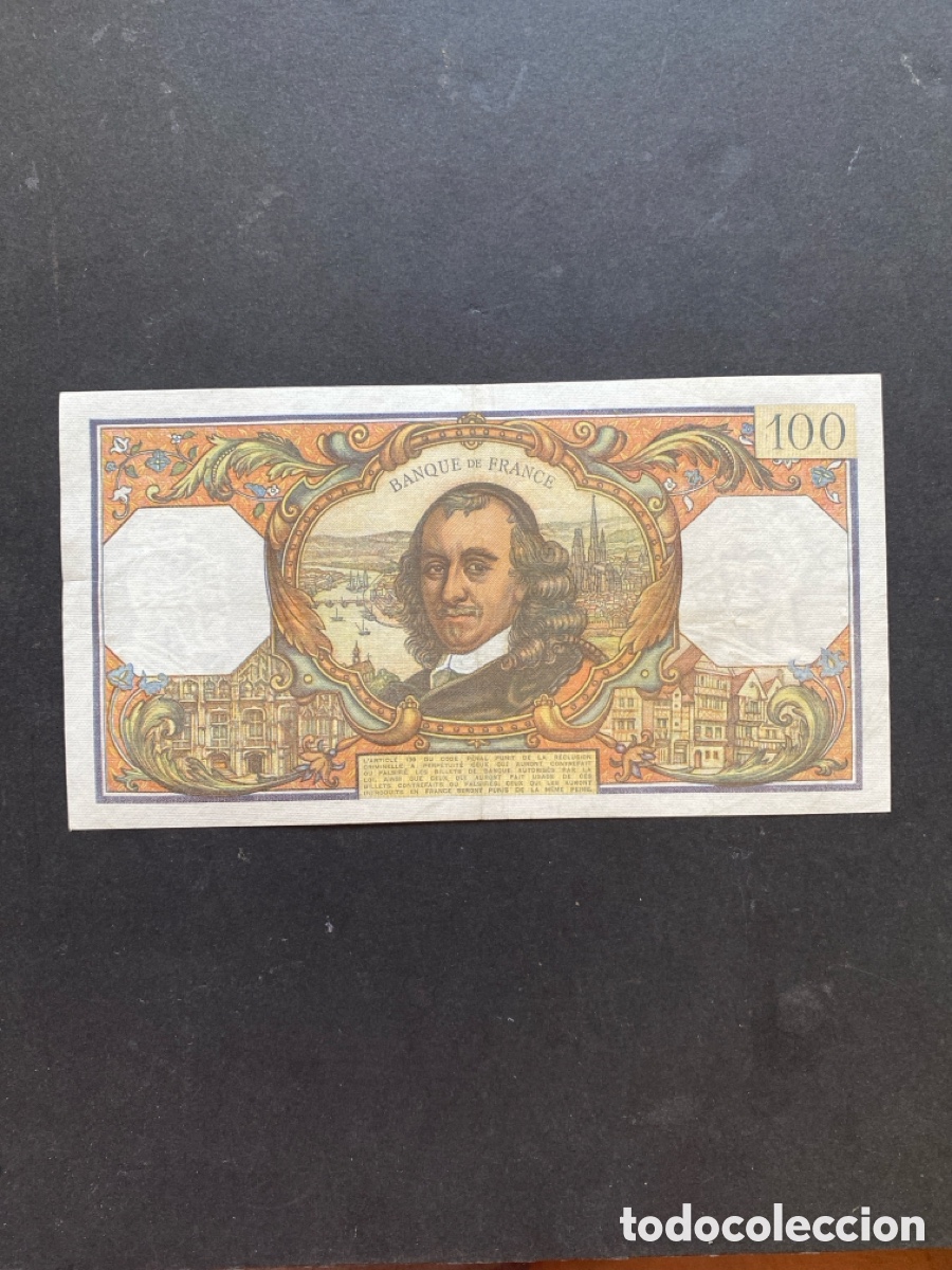 Billetes extranjeros: Billete de Francia 100 cent - Foto 2