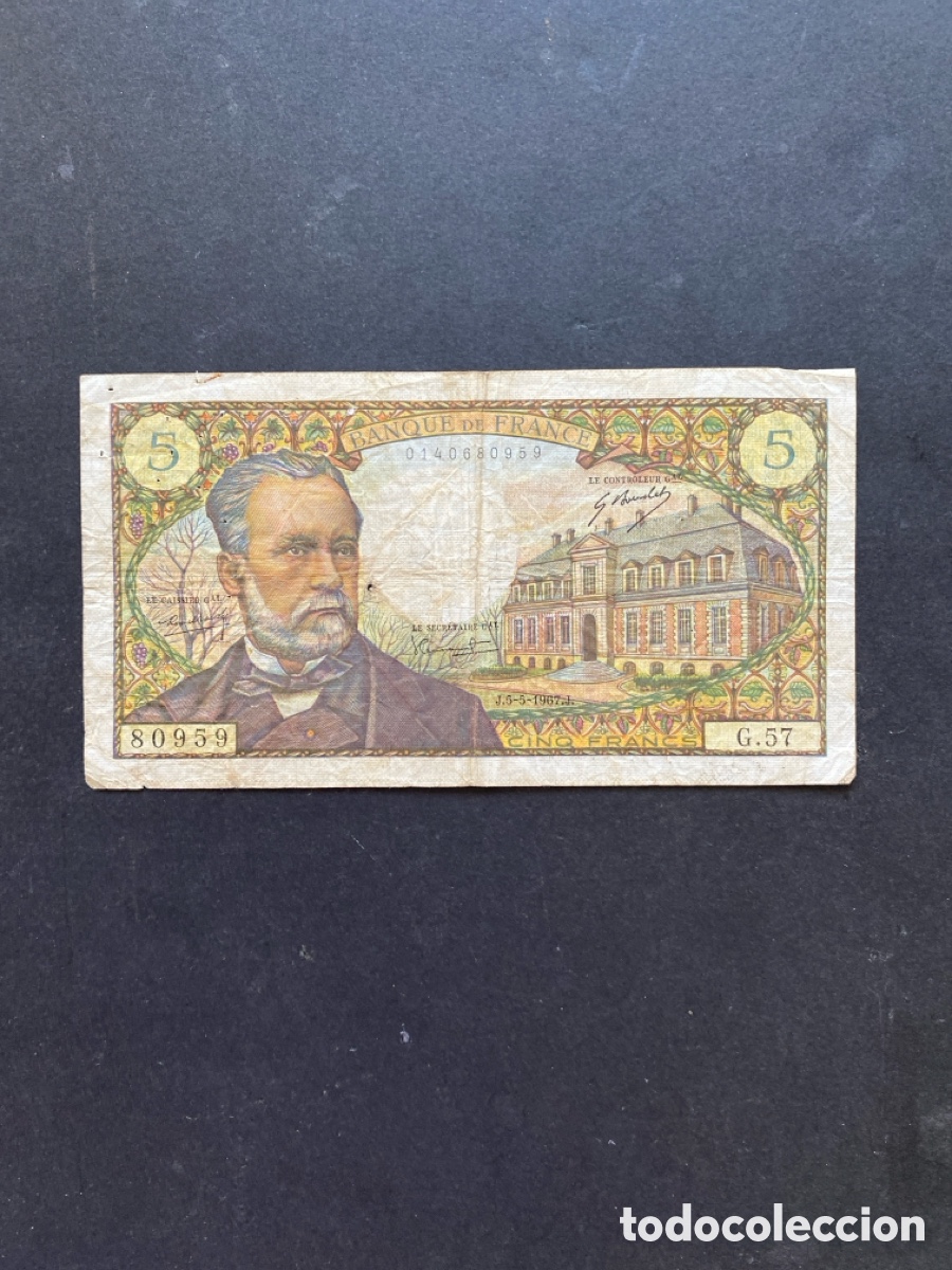 Billetes extranjeros: Billete de Francia 5 cent - Foto 1