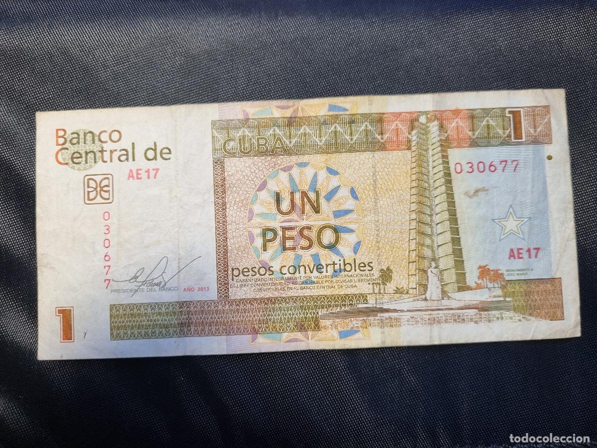 Billetes extranjeros: CUBA, 1 PESO CONVERTIBLE, 2013 - Foto 1