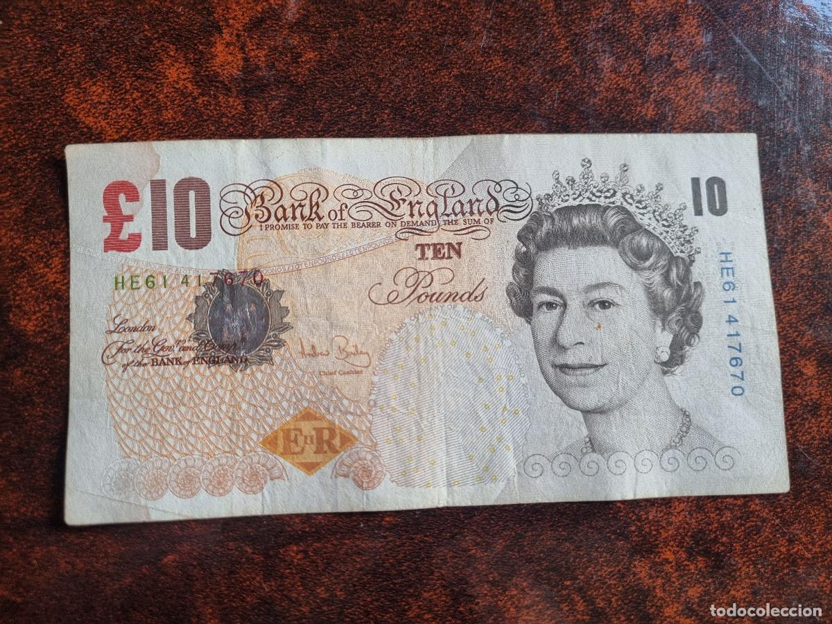 Billetes extranjeros: BILLETE 10 LIBRAS INGLATERRA - Foto 1