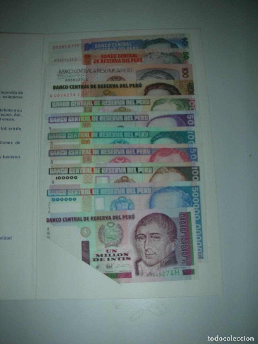 Billetes extranjeros: COLECCION DE BILLETES DE PERU - Foto 3