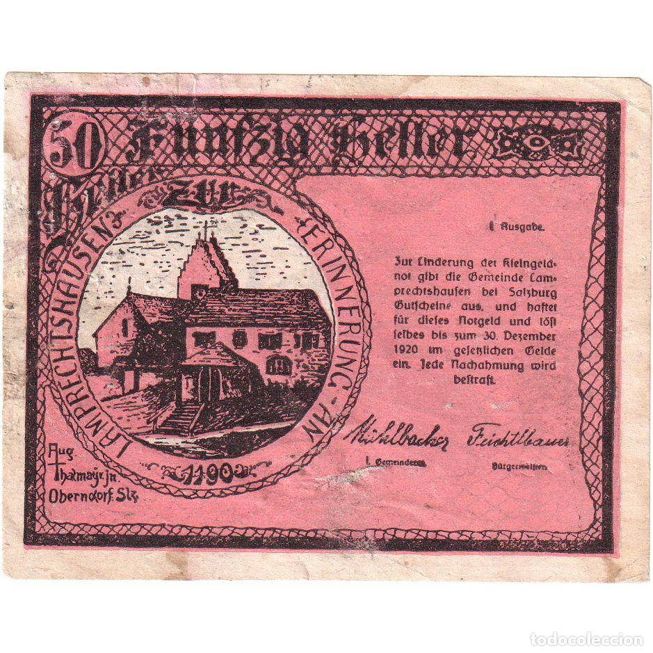 Billetes extranjeros: [#289155] Austria, Arnsdorf, 50 Heller, BC - Foto 2