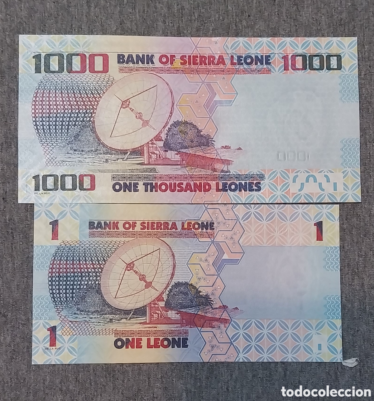 Billetes extranjeros: 2 Billete sierra leone sin circular - Foto 2
