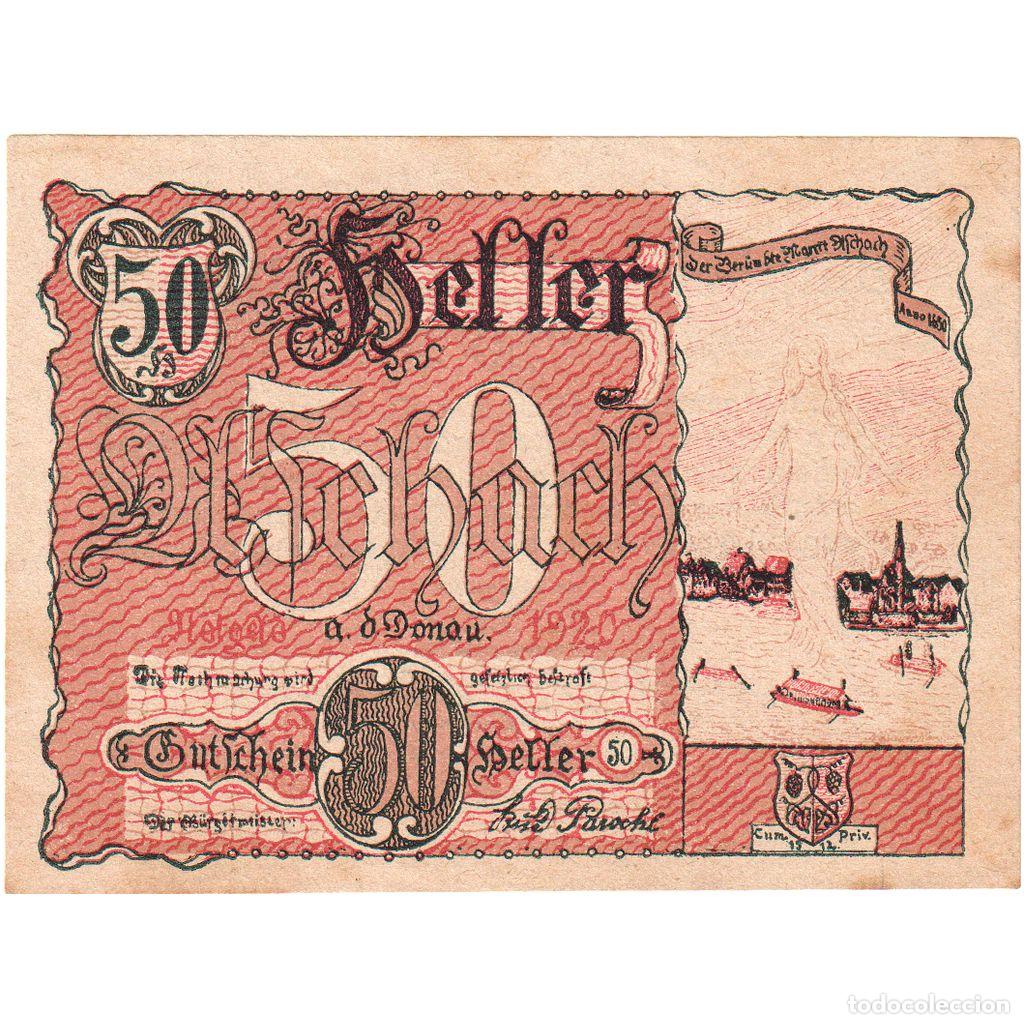Billetes extranjeros: [#289303] Austria, Aschach, 50 Heller, EBC - Foto 1