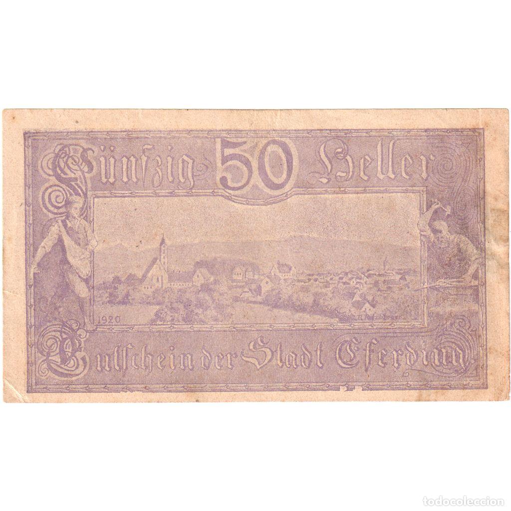 Billetes extranjeros: [#289320] Austria, Eferding, 50 Heller, BC - Foto 1