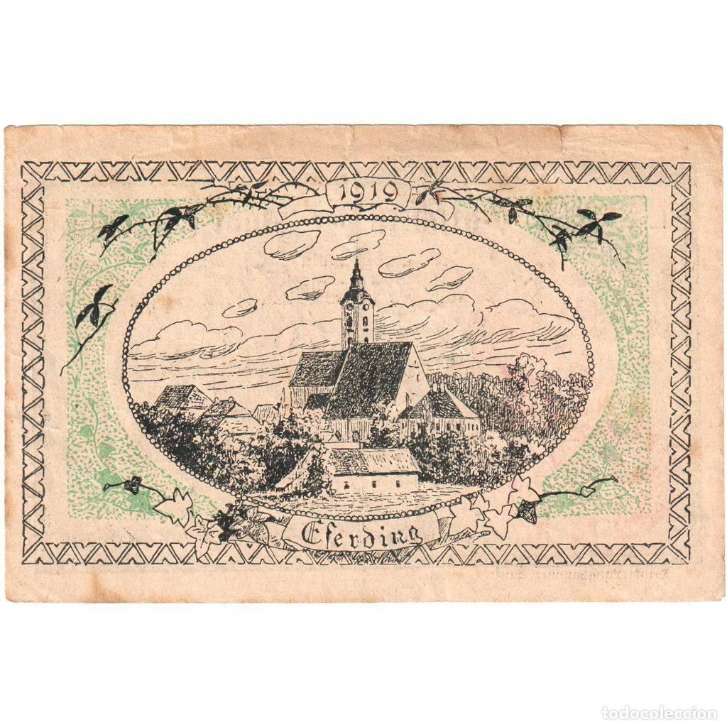 Billetes extranjeros: [#289384] Austria, Eferding, 20 Heller, BC - Foto 2