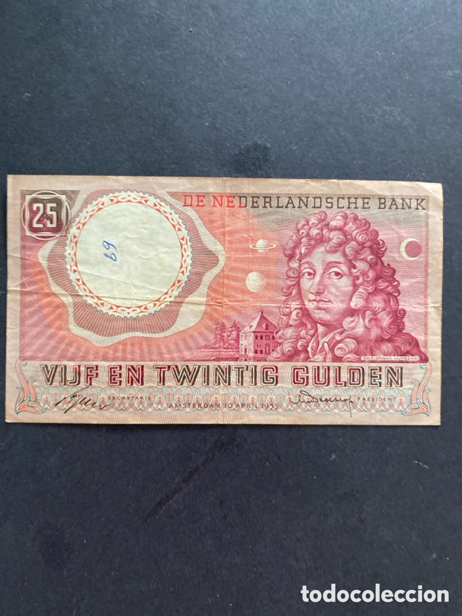 Billetes extranjeros: Billete de Holanda 25 gulden - Foto 1