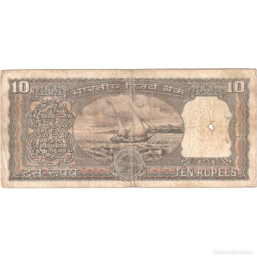 Billetes extranjeros: [#197044] India, 10 Rupees, RC - Foto 2