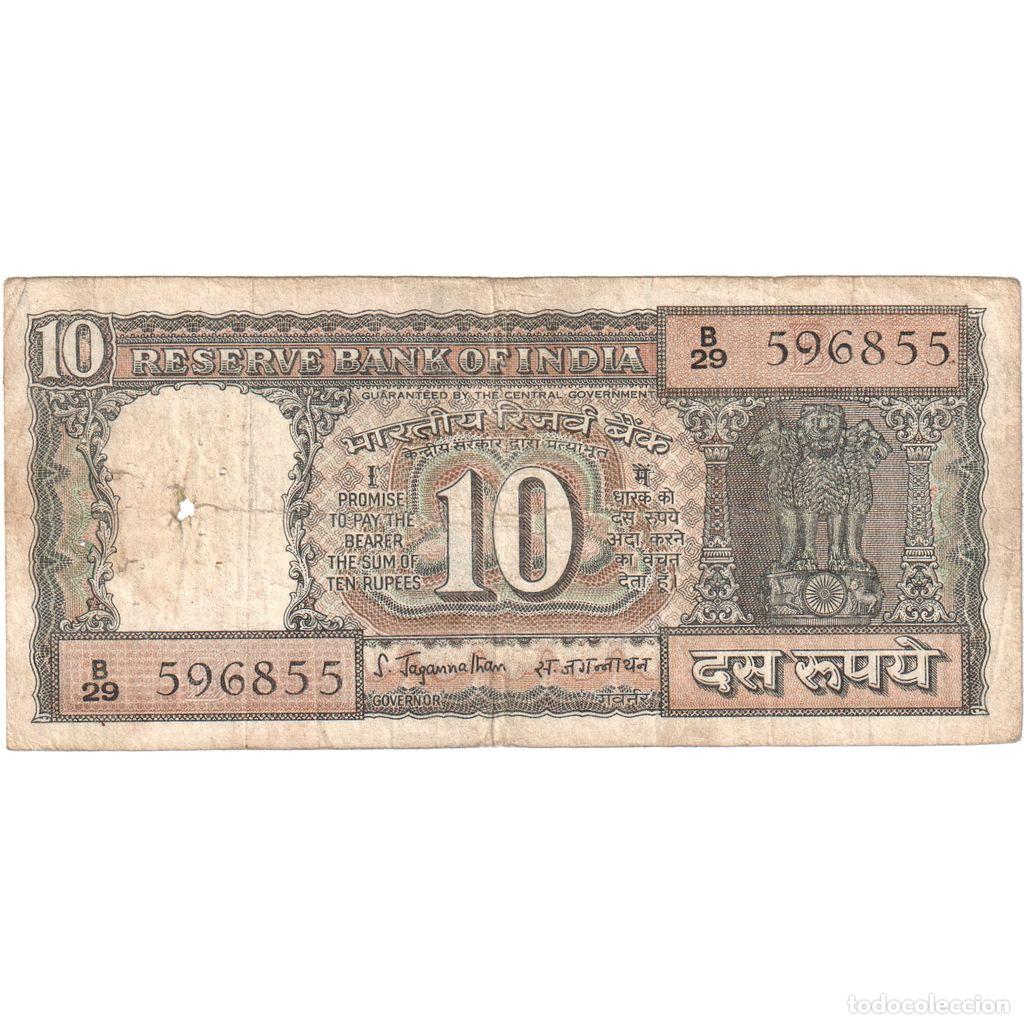 Billetes extranjeros: [#197044] India, 10 Rupees, RC - Foto 1