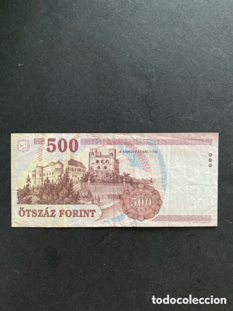 Billetes extranjeros: Billete de Hungria 500 forint - Foto 2