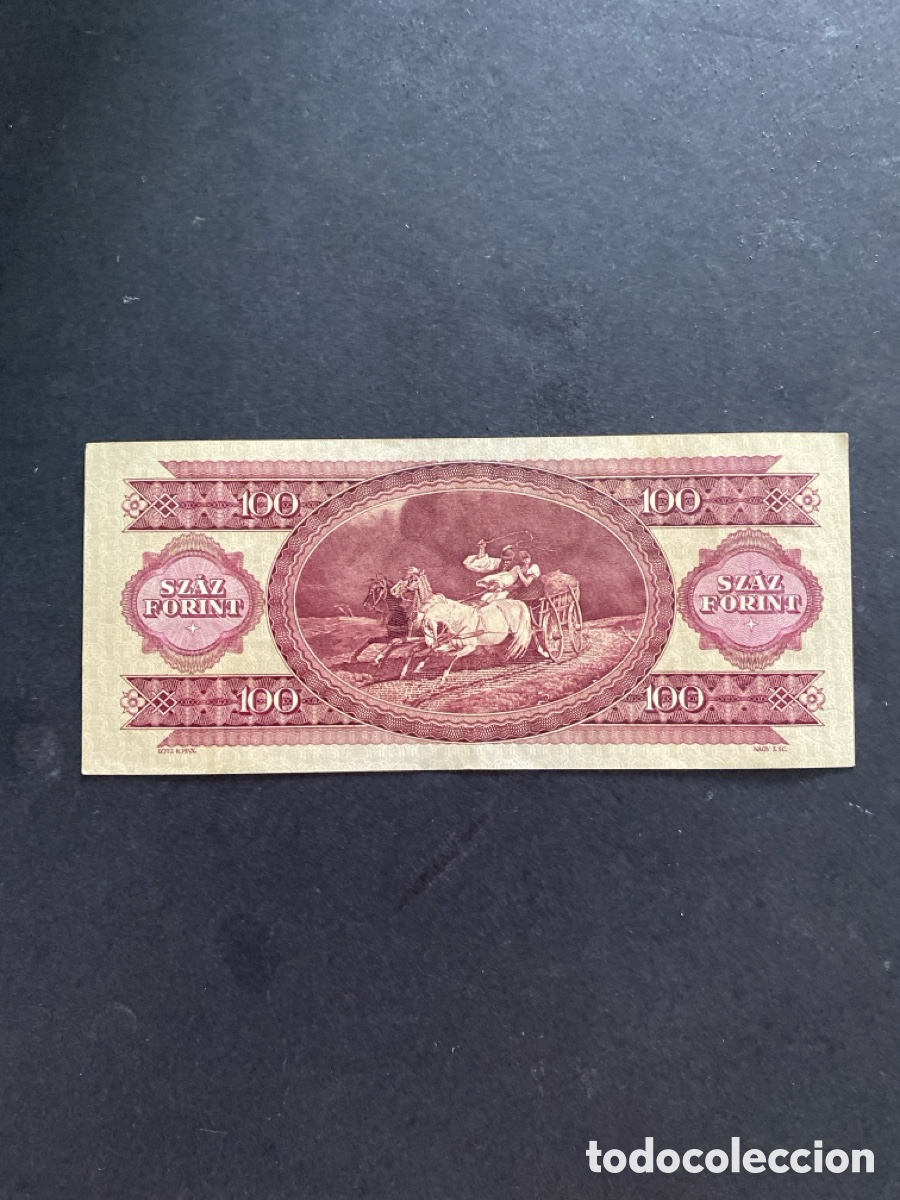 Billetes extranjeros: Billete de Hungria 100 forint - Foto 2