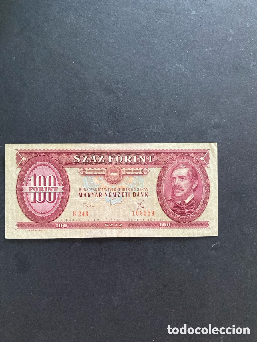 Billetes extranjeros: Billete de Hungria 100 forint - Foto 1