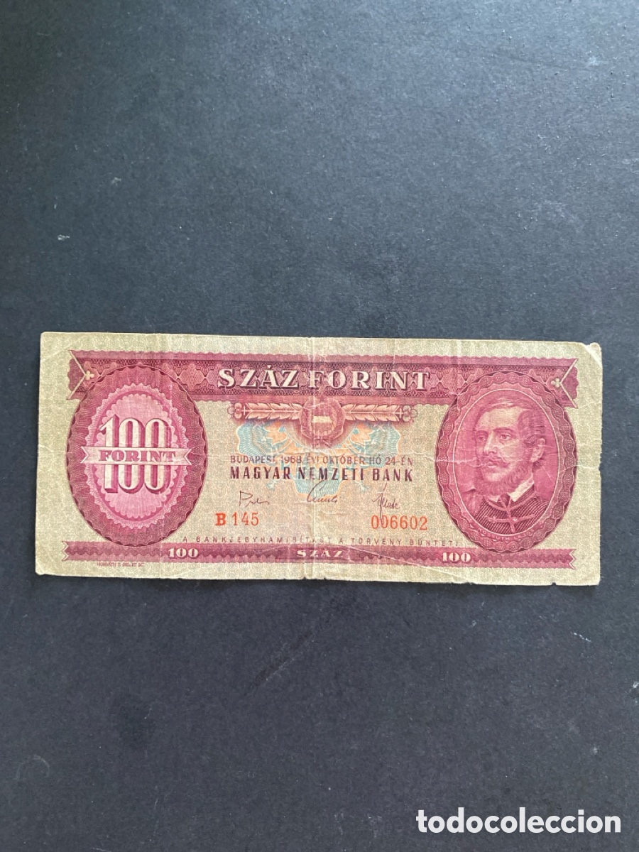 Billetes extranjeros: Billete de Hungria 100 forint - Foto 1