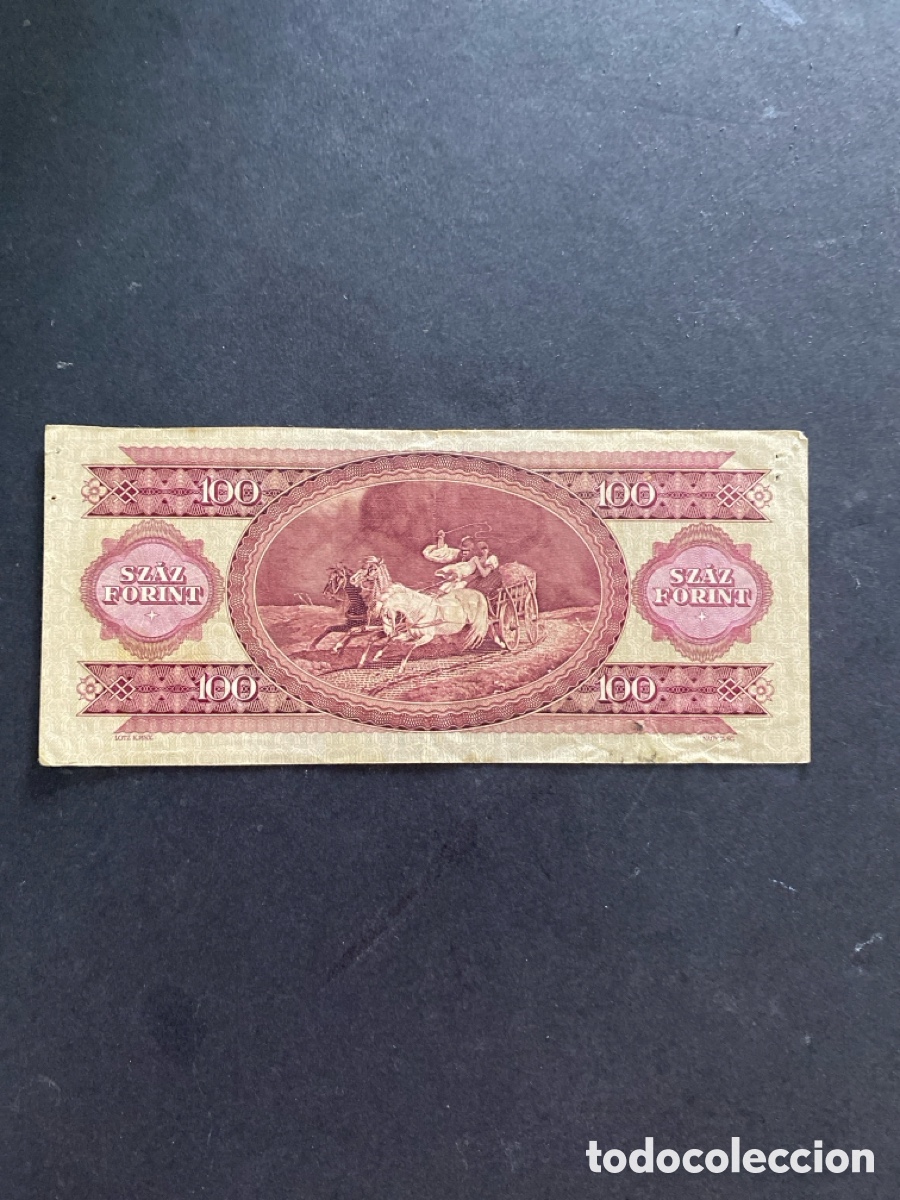 Billetes extranjeros: Billete de Hungria 100 forint - Foto 2