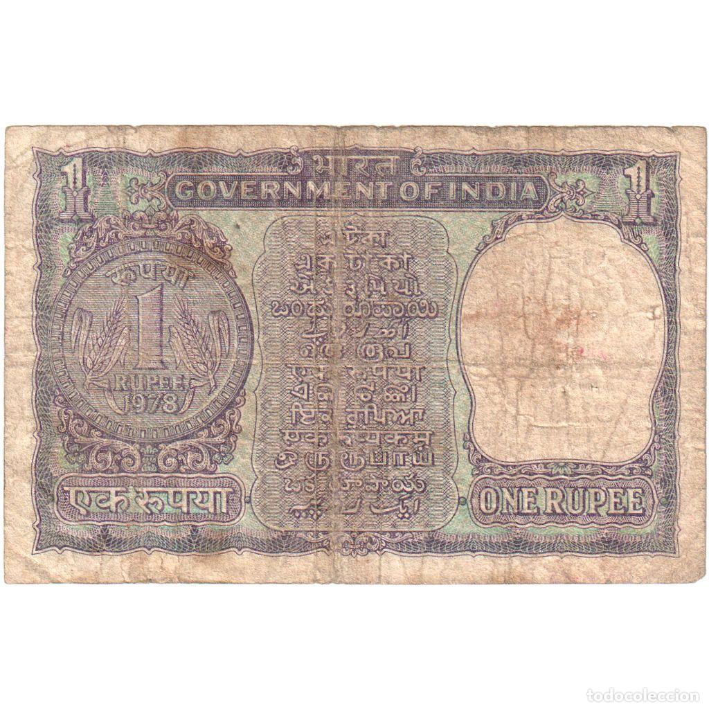 Billetes extranjeros: [#197057] India, 1 Rupee, RC - Foto 2