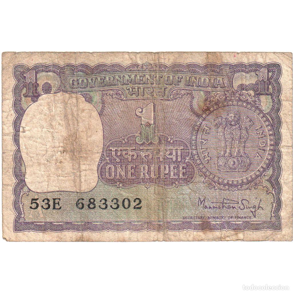 Billetes extranjeros: [#197057] India, 1 Rupee, RC - Foto 1