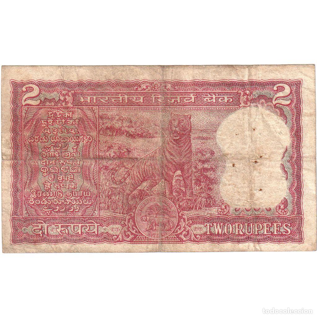 Billetes extranjeros: [#197062] India, 2 Rupees, RC - Foto 2
