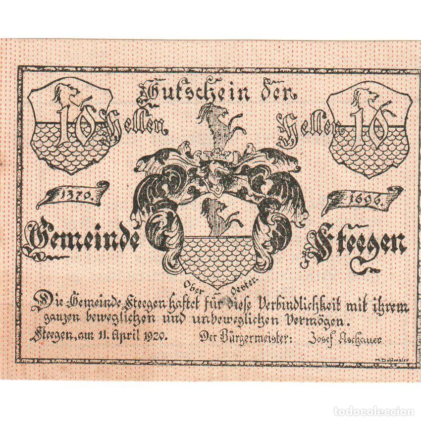 Billetes extranjeros: [#289526] Austria, Steegen, 10 Heller, SC - Foto 1