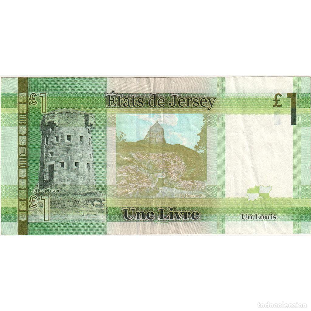 Billetes extranjeros: [#393918] Jersey, 1 Pound, EBC - Foto 2