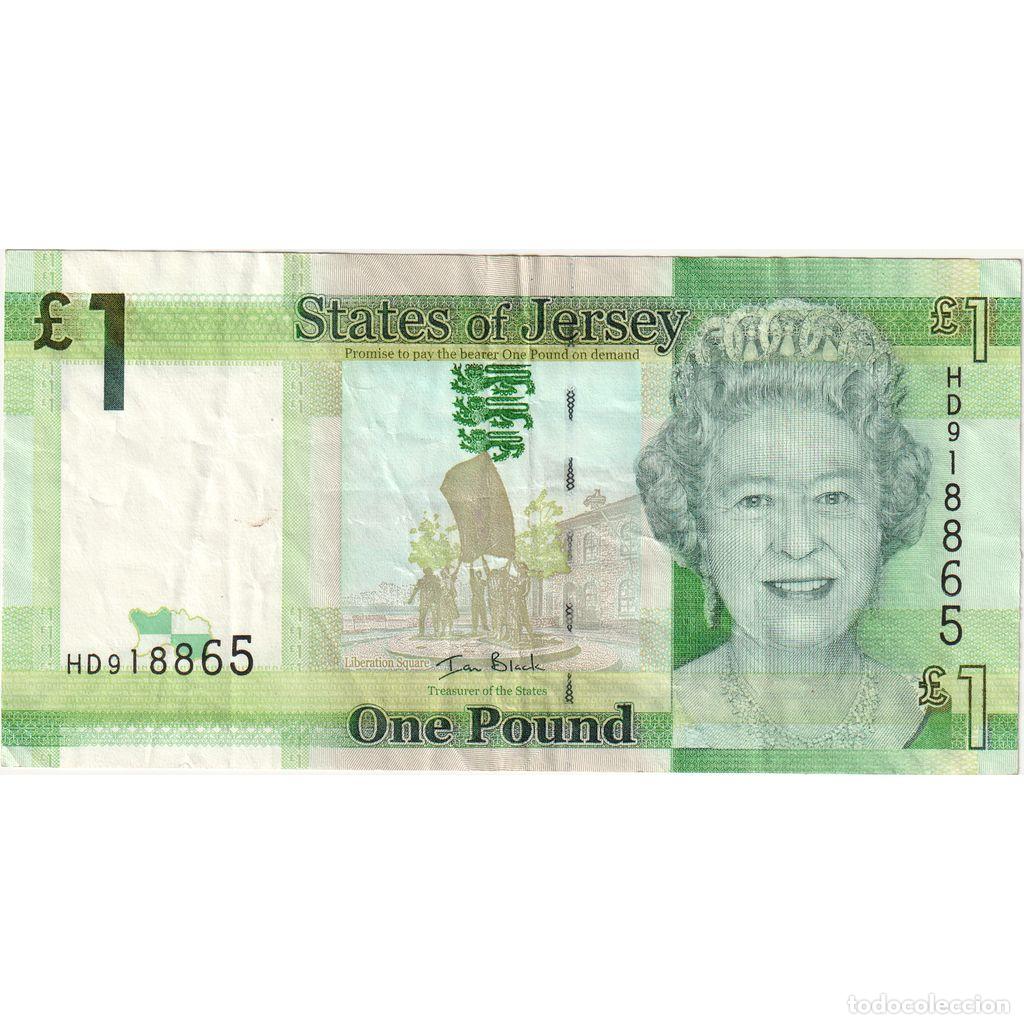 Billetes extranjeros: [#393918] Jersey, 1 Pound, EBC - Foto 1