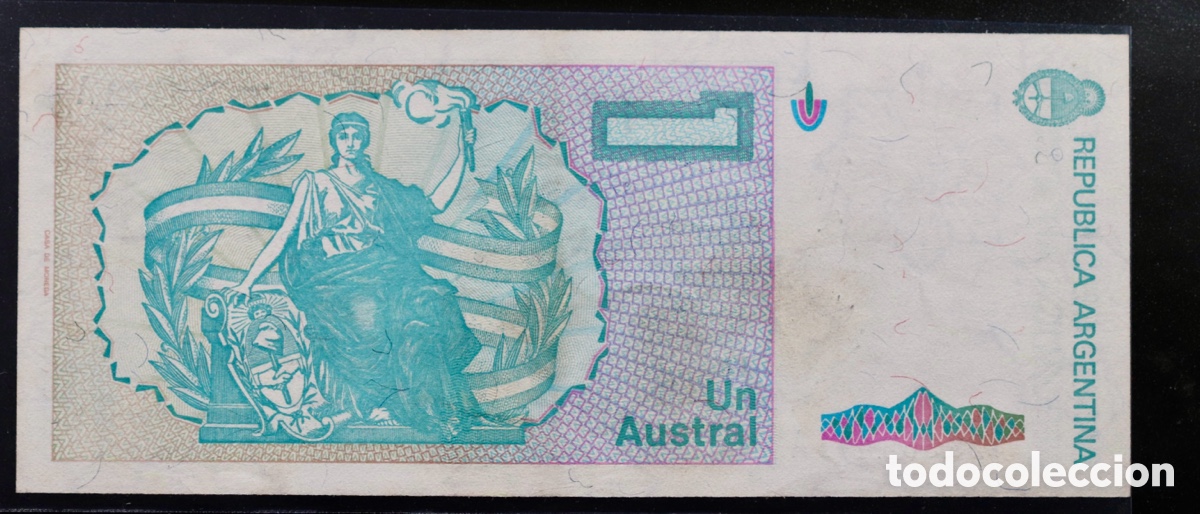 Billetes extranjeros: ARGENTINA, 1 AUSTRAL - Foto 2