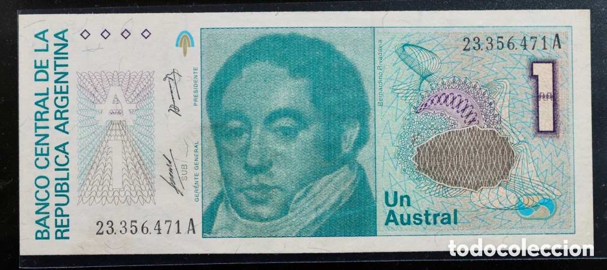 Billetes extranjeros: ARGENTINA, 1 AUSTRAL - Foto 1