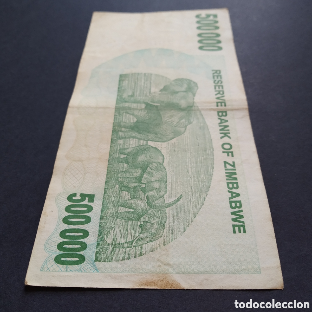 Billetes extranjeros: BILLETE - ZIMBABWE 500000 DOLLARS 2007 - 2008 - Foto 5