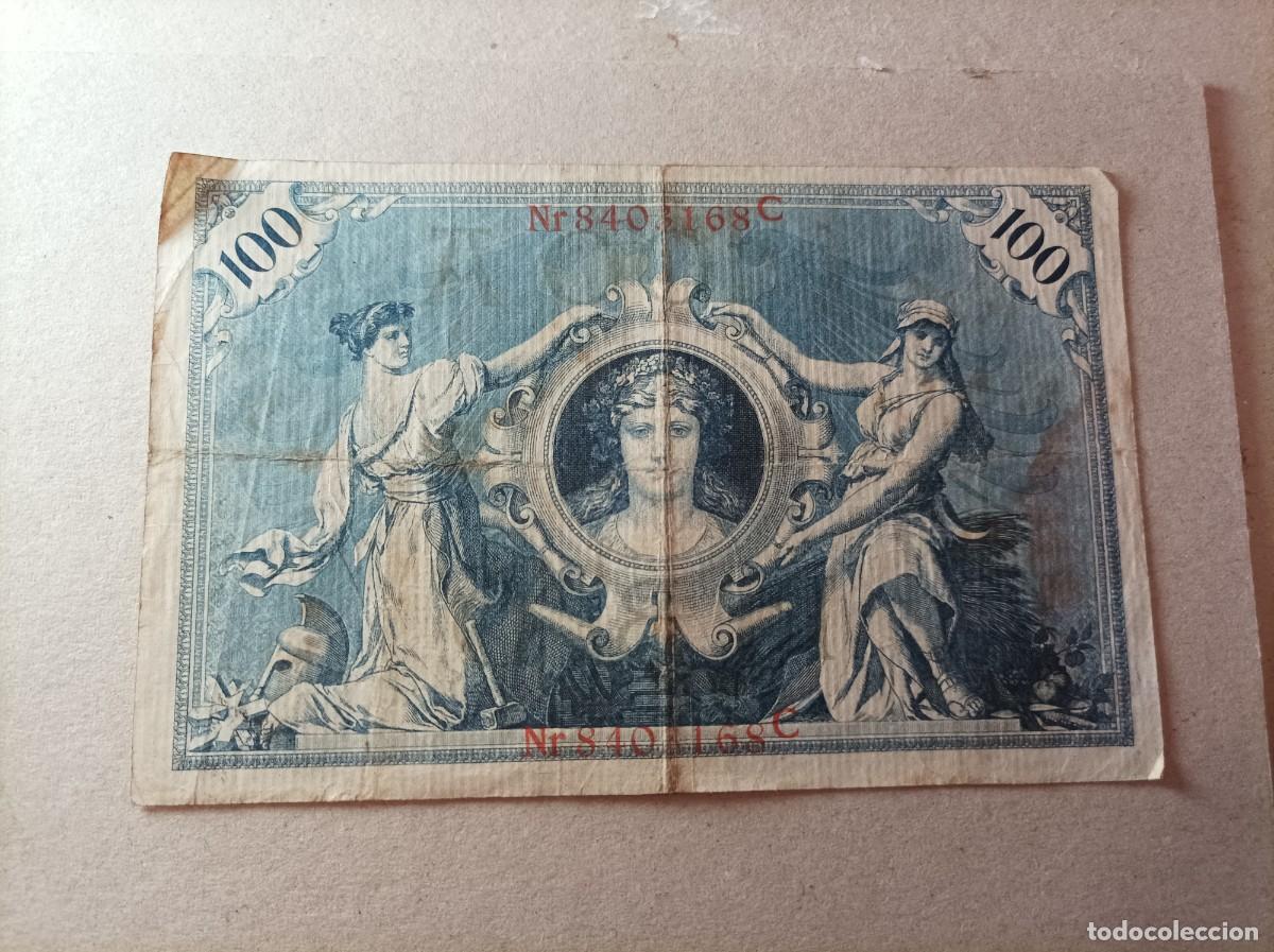 Billetes extranjeros: Billete Alemania, 100 Mark, a&ntilde;o 1908 - Foto 1