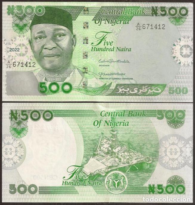 Nigeria 500 Naira 2024, UNC, 10 Pcs LOT, Consecutive, P-NEW DATE, NEW SIGN – Fortumor Numismatic Center