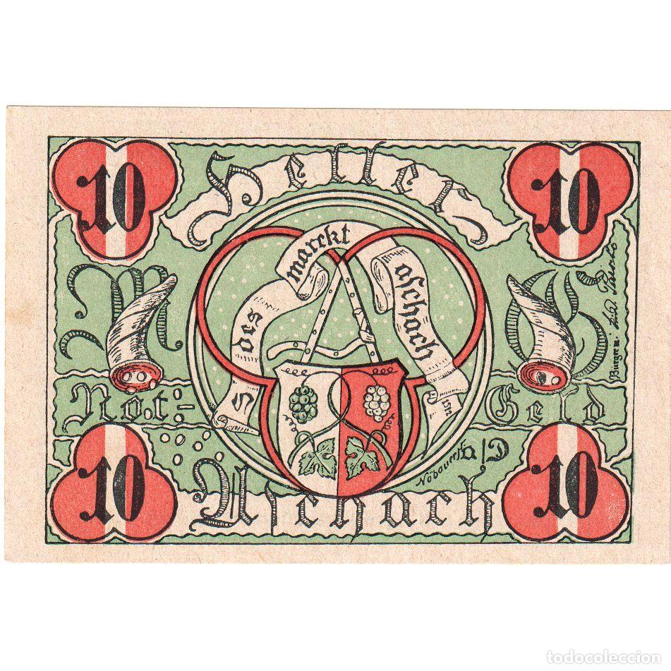 Billetes extranjeros: [#289589] Austria, Aschach, 10 Heller, SC - Foto 2
